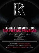 Celebra tus fiestas privadas en el Pub Número K. 